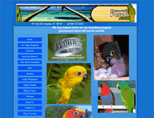 Tablet Screenshot of hawaiiparrot.com